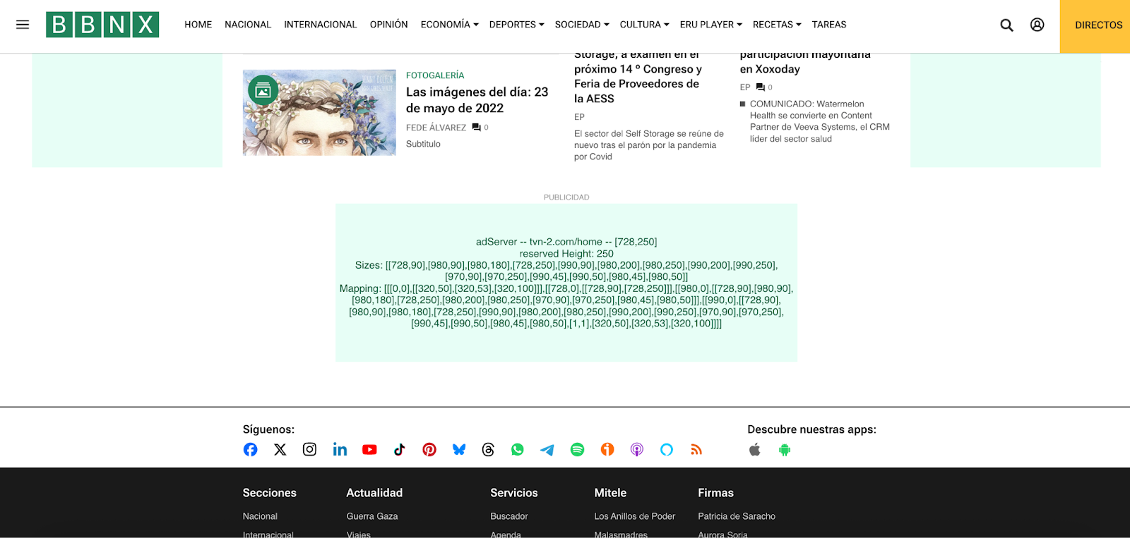 Publicidad flexible. bCube CMS