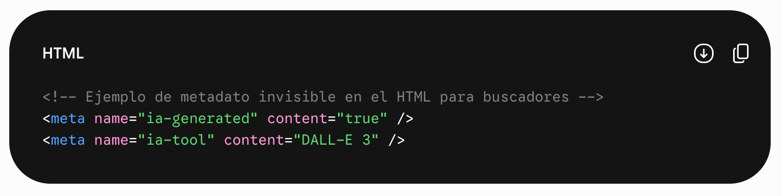 Metadato. Imagen generada con Gemini