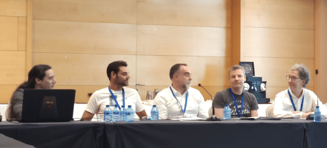 Bitban en el encuentro de Huesca