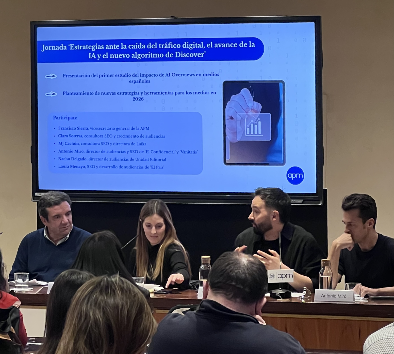 Responsables de audiencia de medios