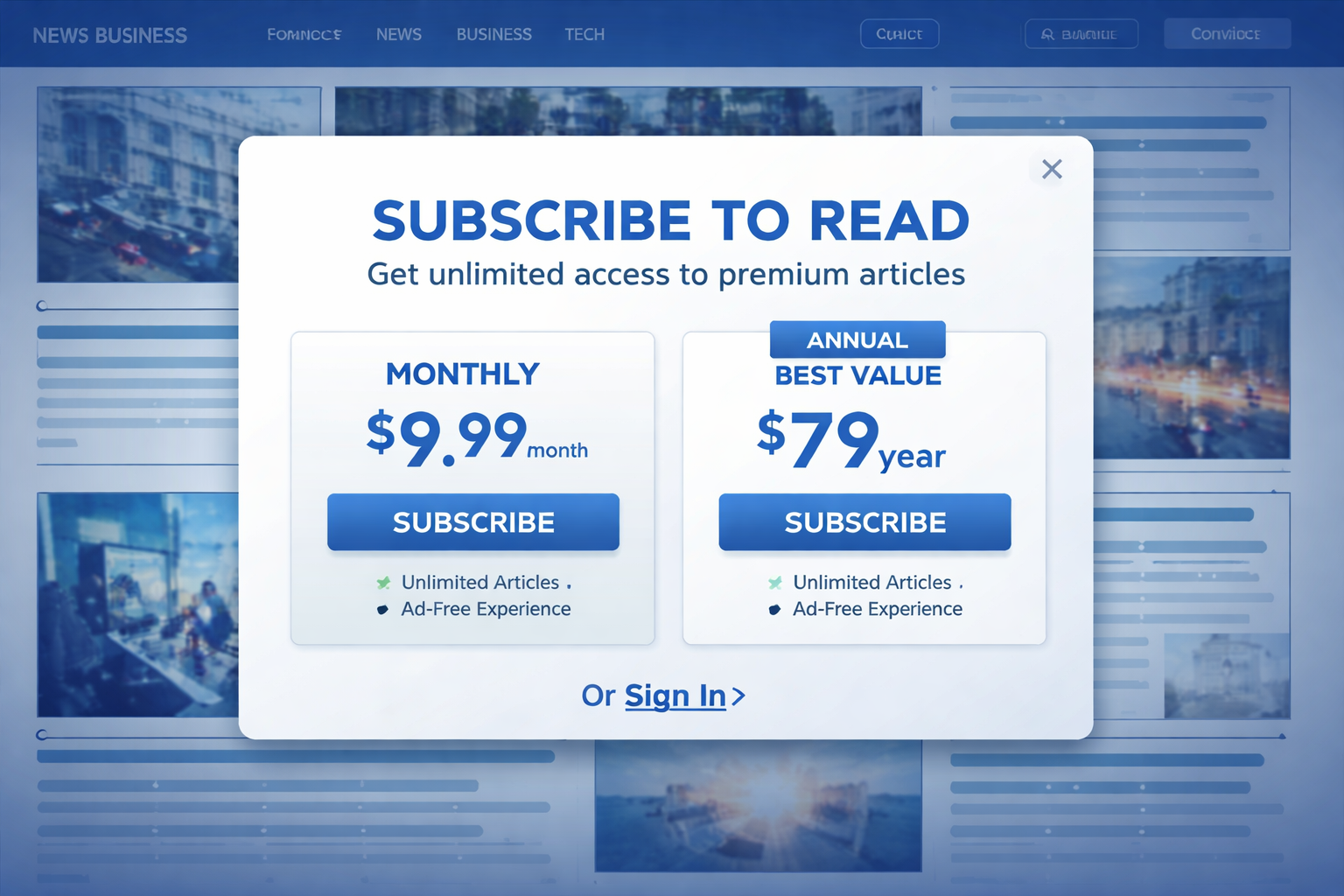 Muro de pago dinámico