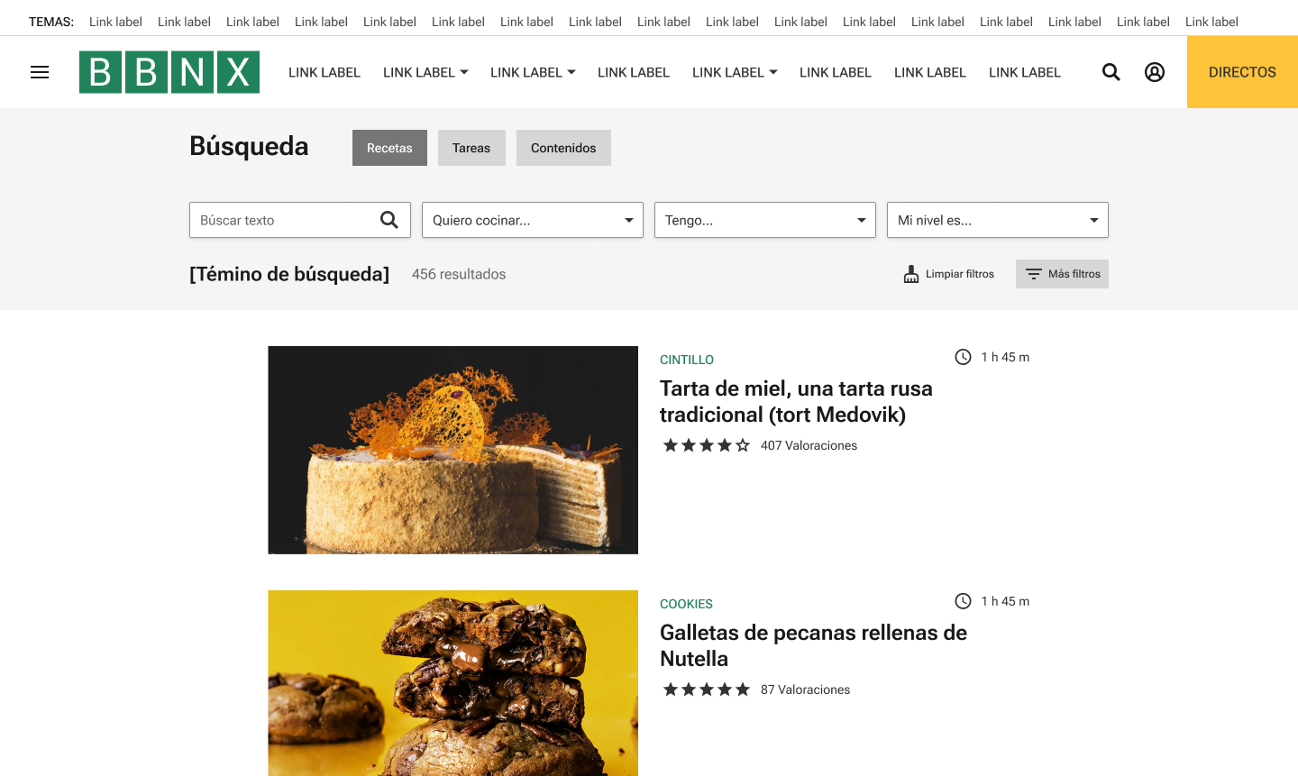 Buscador: bcube CMS