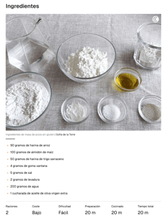 Ingredientes Cocinatis