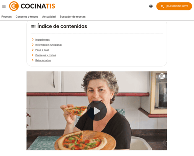 índice contenidos Cocinatis