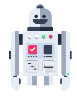 robot chequeado